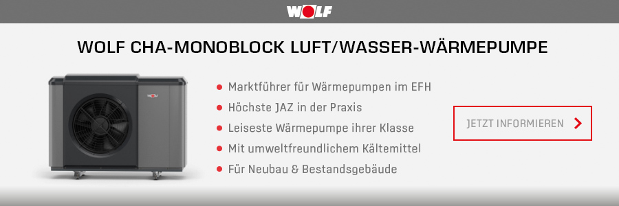 Wärmepumpe Saarland von WOLF - Heizung Sanitär Bresselschmidt